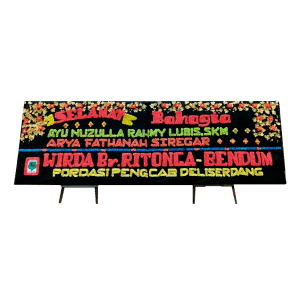 Papan Bunga 1 Gandeng